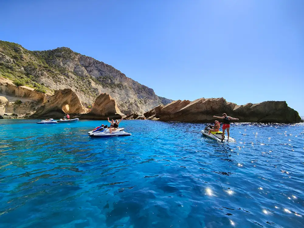 Excursión en moto acuática a Atlantis, Ibiza