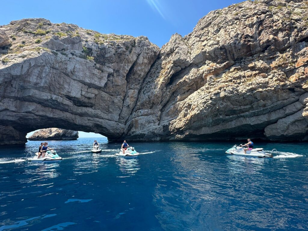 jet ski in ibiza - margaritas island tour