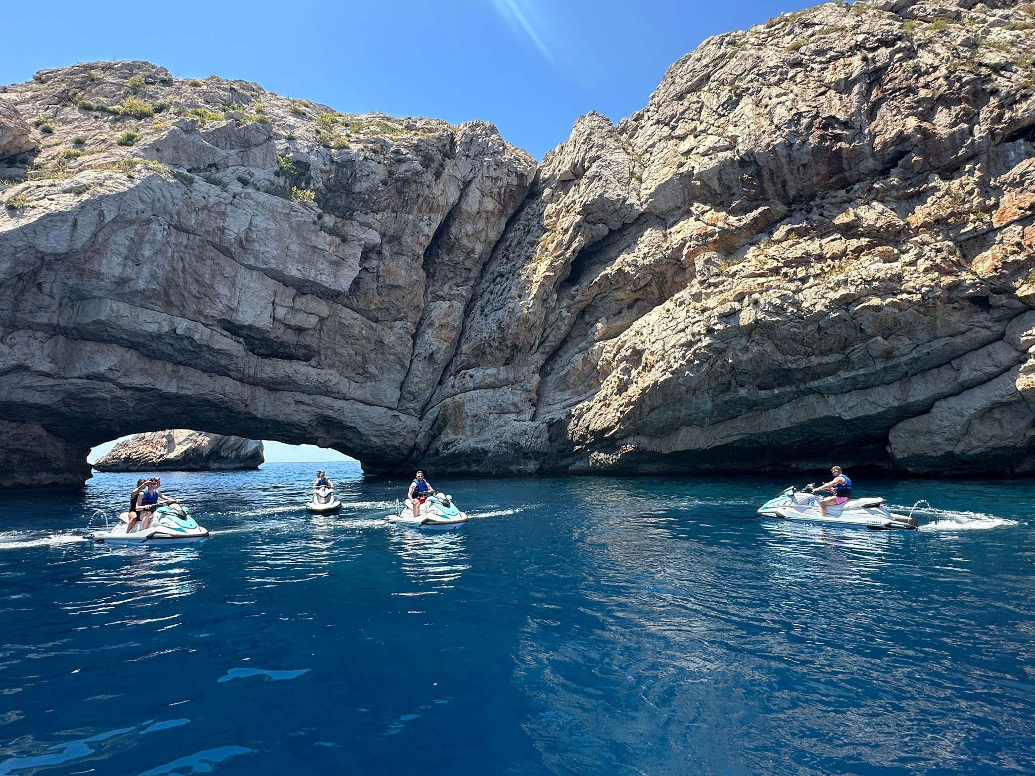 jet ski in ibiza - margaritas island tour