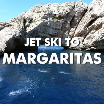 Jet Ski tour from San Antonio, Ibiza, to Margaritas Islands