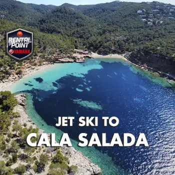 jet ski to cala salada, Ibiza