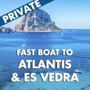 private fast boat tour to es vedra and atlantis